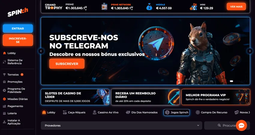 Unveiling Spinch Casino's Exciting Offerings